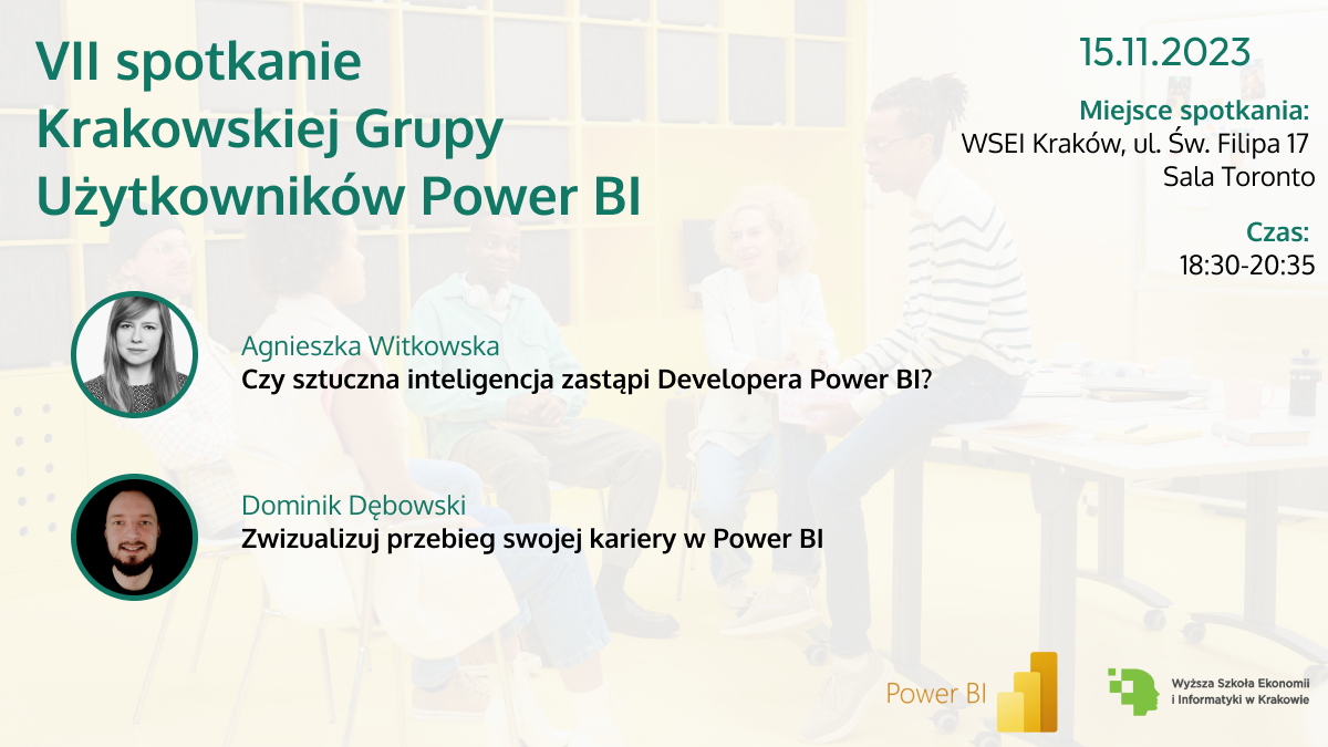 VII spotkanie Krakowskiej Grupy Użytkowników Power BI