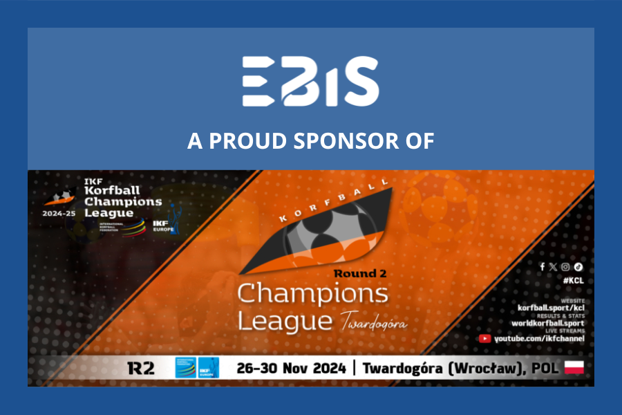 EBIS sponsorem IKF Korfball Champions League Round 2 - 2024